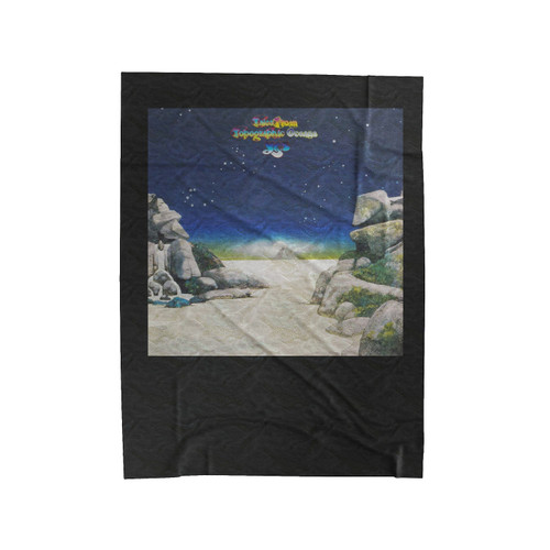 Topographic Oceans Velveteen Blanket