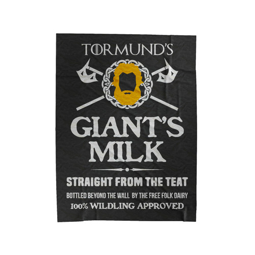 Tormund's Giants Milk Velveteen Blanket