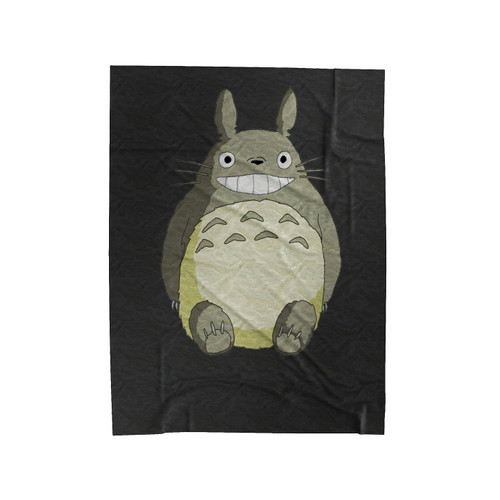 Totoro Smiling Studio Ghibli Velveteen Blanket