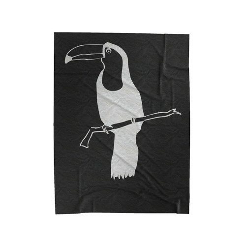 Toucan Fruity Pebbles Exotic Bird Jungle Velveteen Blanket