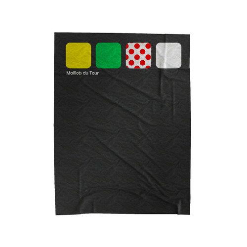 Tour De France Cycling Velveteen Blanket