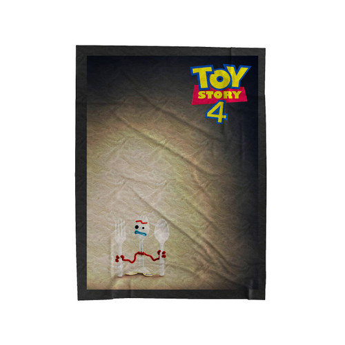 Toy Story 4 Forky Badmood Velveteen Blanket