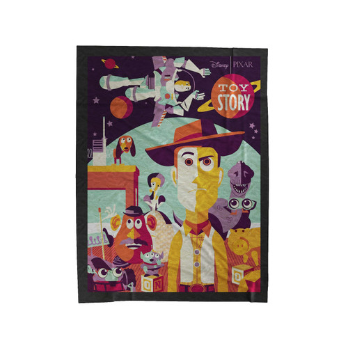 Toy Story Cartoon Velveteen Blanket