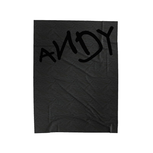 Toy Story Inspired Andys Signature 1 Velveteen Blanket
