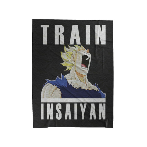Train Insaiyan Gym Workout Velveteen Blanket