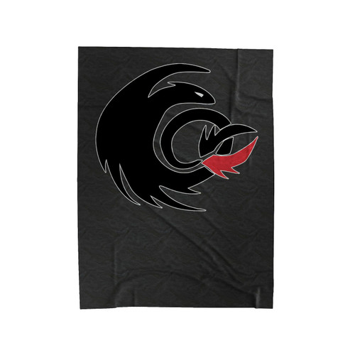 Train Your Dragon Shield Velveteen Blanket