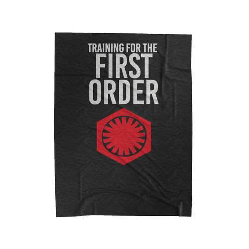 Training For The First Order Funny Star Wars Velveteen Blanket
