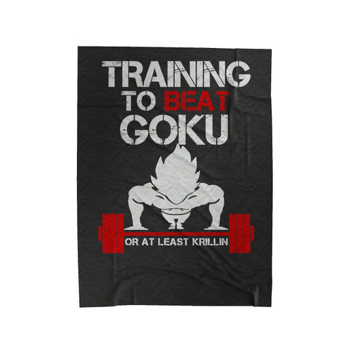 Training Insaiyan Gym To Beat Goku Or Killing Dragon Ball Z Velveteen Blanket