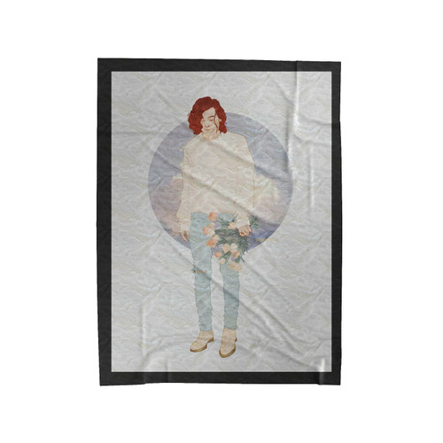 Transparent Harry Styles Velveteen Blanket