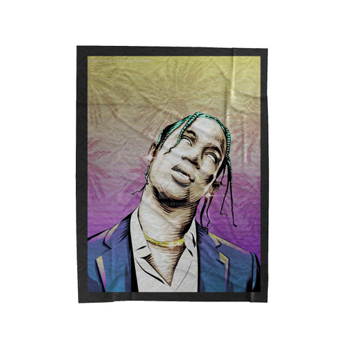 Travis Scott 3 Velveteen Blanket
