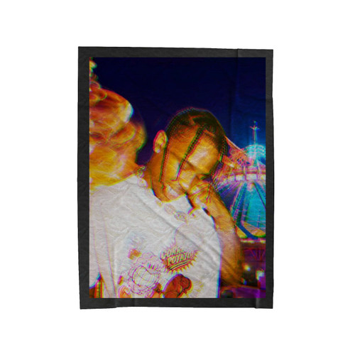 Travis Scott Aesthetic Pictures Velveteen Blanket