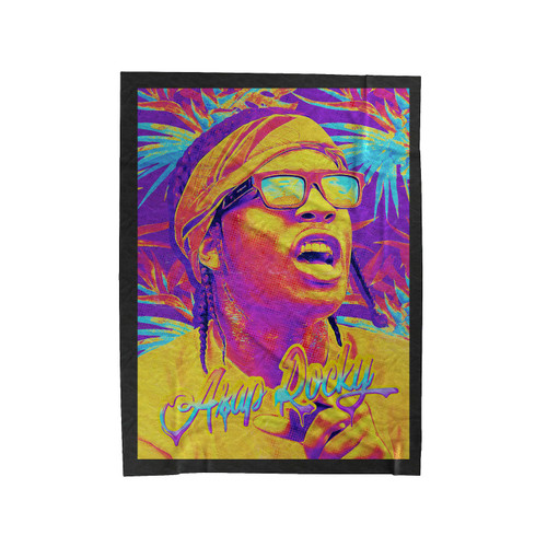 Travis Scott Asap Rocky Hip Hop Rap Velveteen Blanket
