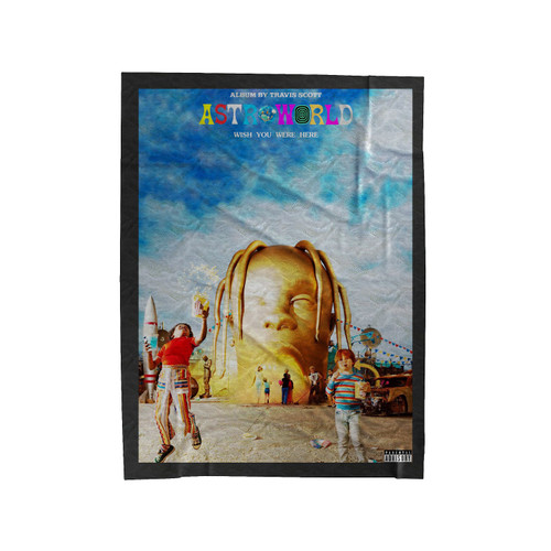 Travis Scott Astroworld 1 1 Velveteen Blanket