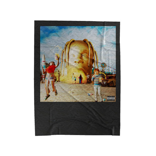 Travis Scott Astroworld Hip Hop Rap Velveteen Blanket