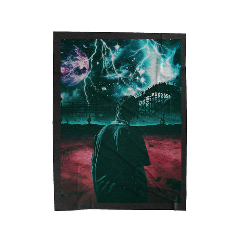 Travis Scott Astroworld Hip Hop Rap Music Velveteen Blanket