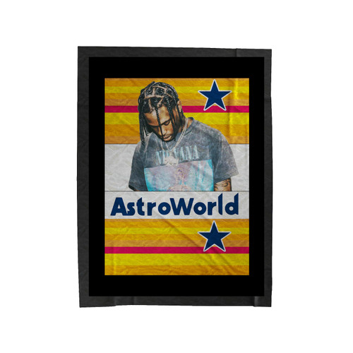 Travis Scott Astroworld Star Velveteen Blanket