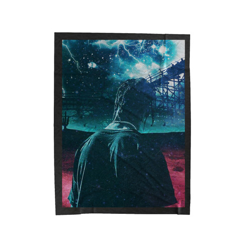 Travis Scott Hip Hop Velveteen Blanket