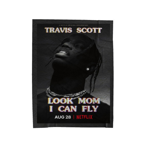 Travis Scott Look Mom I Can Fly 2 Velveteen Blanket