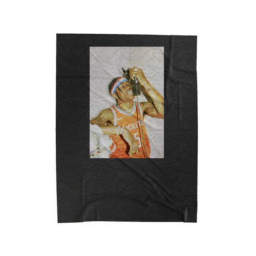 Travis Scott Poster Velveteen Blanket