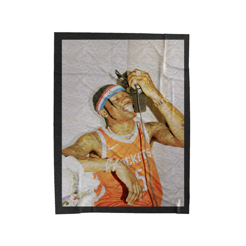 Travis Scott Recording Sessions Velveteen Blanket