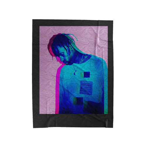 Travis Scott Vaporwave Birds Eye View Wwn 050318 Velveteen Blanket