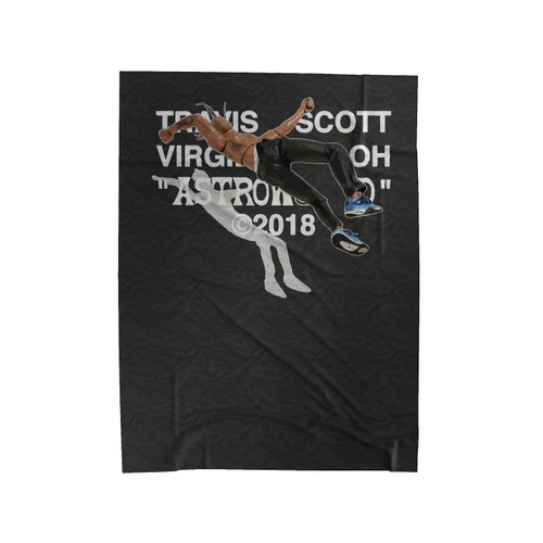 Travis Scott Virgil Abloh Astroworld Velveteen Blanket