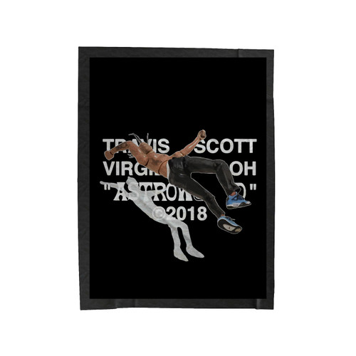 Travis Scott Virgil Abloh Astroworld 1 Velveteen Blanket