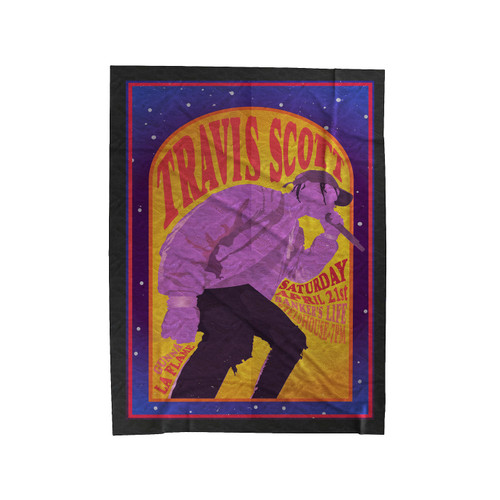 Travis Scott World Tour Velveteen Blanket