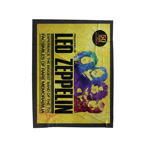 Treasures Of Led Zeppelin Velveteen Blanket