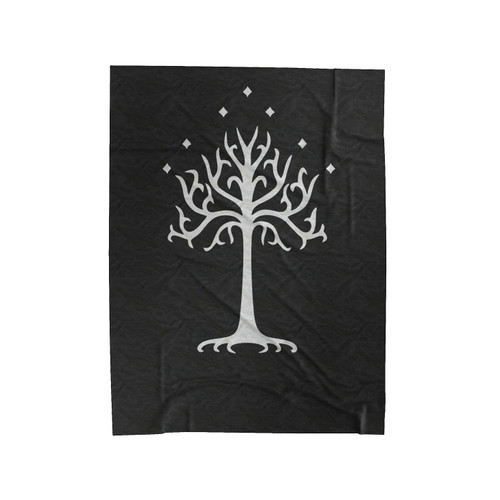 Tree Of Gondor Funny Retro Lord Cool Symbol Of The Rings Velveteen Blanket