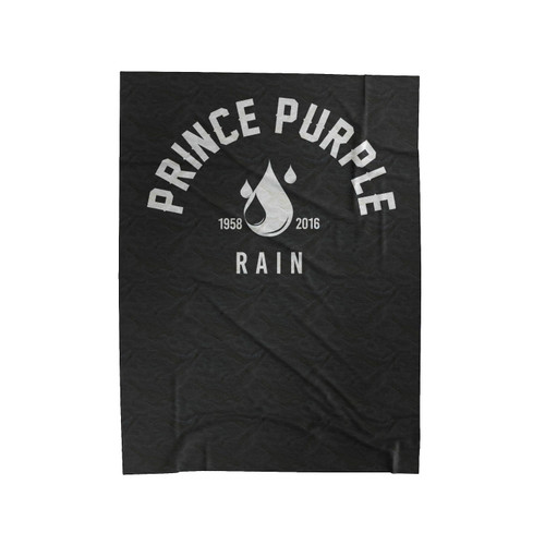 Tribute Prince Purple Rain Velveteen Blanket