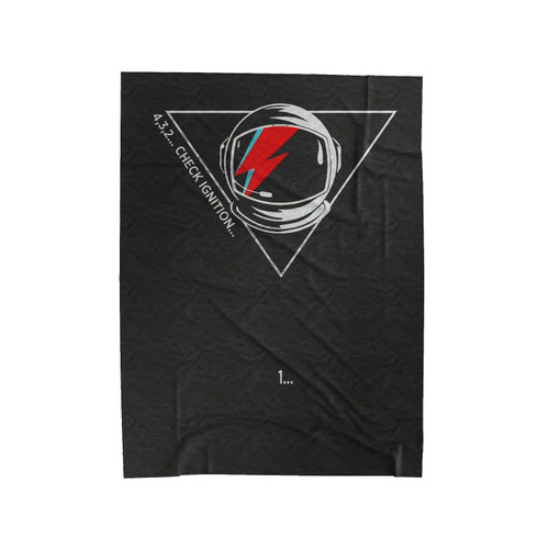 Tribute To David Bowie Velveteen Blanket