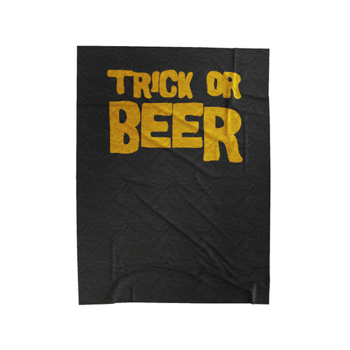 Trick Or Beer Velveteen Blanket
