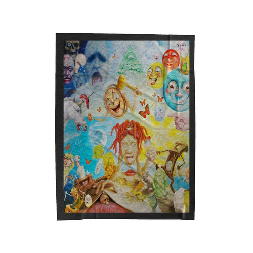 Trippie Redd Life's A Trip Album Cover Velveteen Blanket