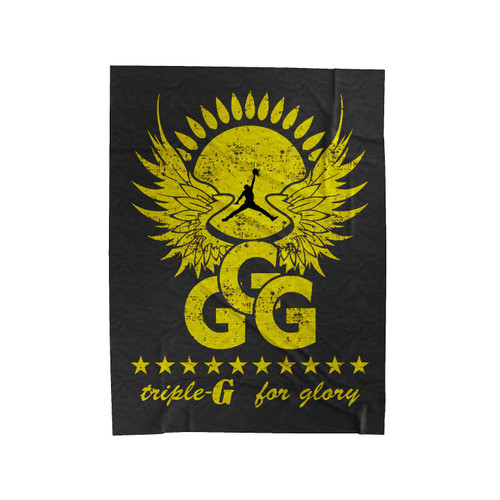 Tripple G For Glory Gennady Golovkin Velveteen Blanket