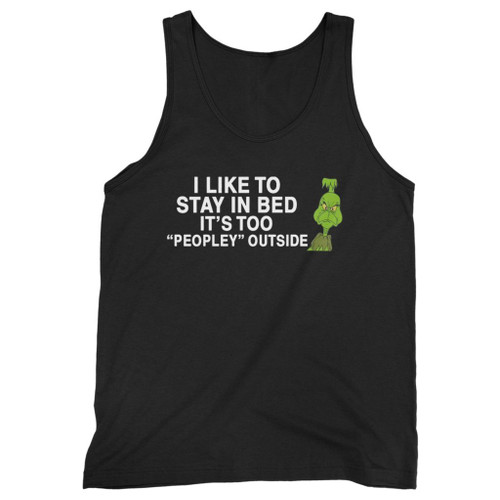 Our cotton i like to stay in bed its too peopley outside men tank top is perfect for those intense workouts in the gym, at practice or pickup games.