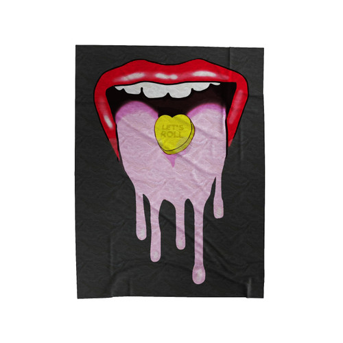 Trippy Drugs Rolling Lsd Tumblr Grunge Hipster Velveteen Blanket