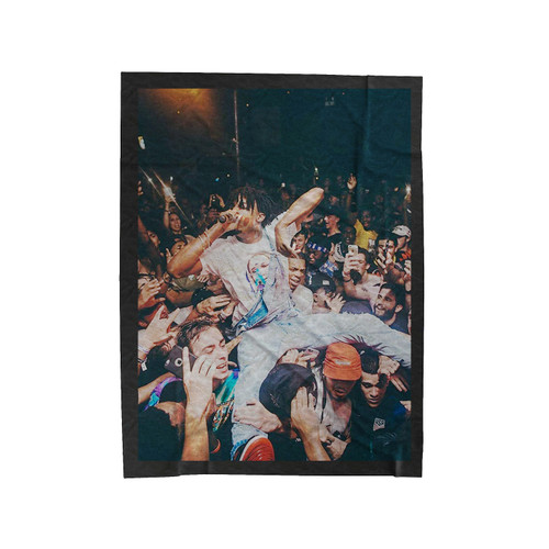 Trippy Rapper Velveteen Blanket