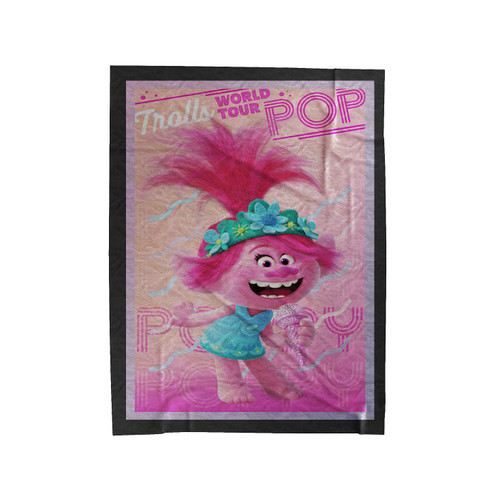 Troll World Tour Pop Poppy Velveteen Blanket