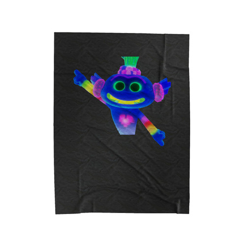 Trolls World Tour King Trollex Neon Velveteen Blanket