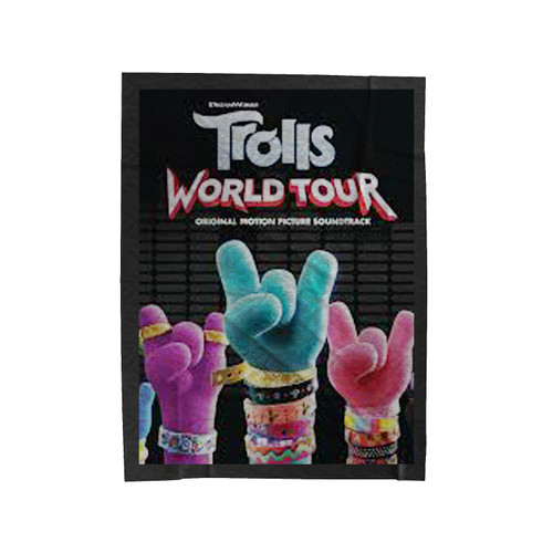 Trolls World Tours Animated Velveteen Blanket