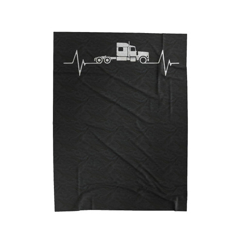 Truck Driver Velveteen Blanket