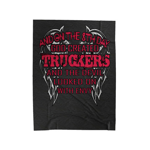 Truckers Velveteen Blanket
