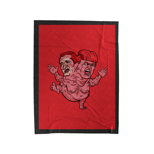 Trump Monster Anti Donald Trump Fuck Donald Trump Velveteen Blanket