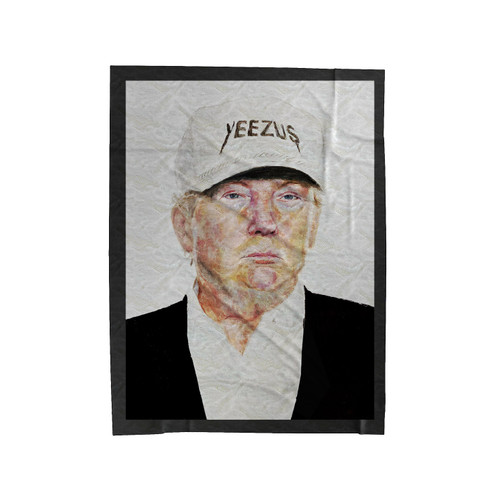Trump Painting Art Velveteen Blanket