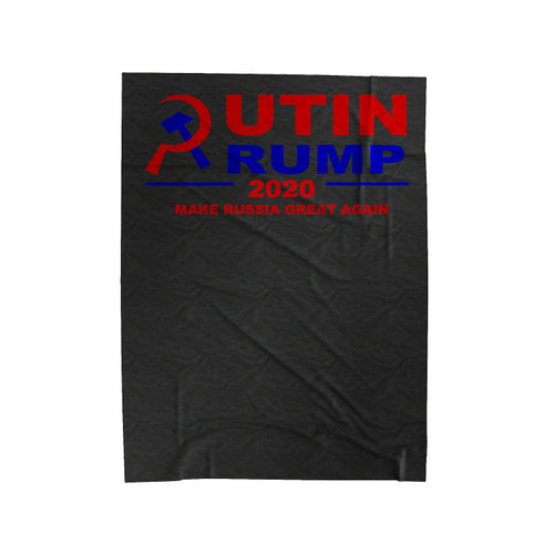 Trump Putin 2020 Parody Velveteen Blanket