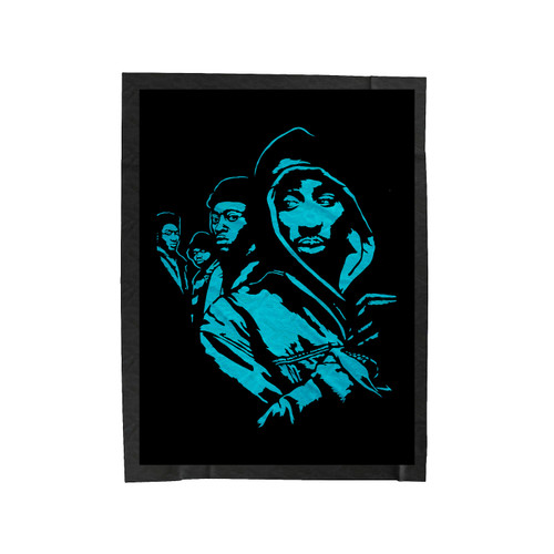 Tupac 2 Pac Bishop Biggie Tribe Called Quest Velveteen Blanket
