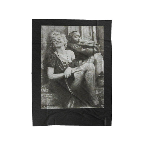 Tupac 2Pac Ft Marilyn Monroe Velveteen Blanket