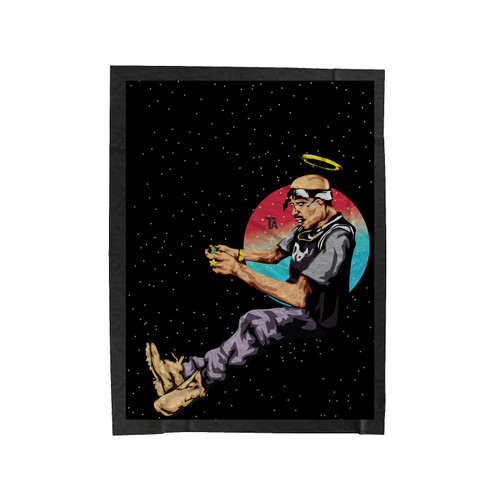 Tupac Art Hip Hop Velveteen Blanket