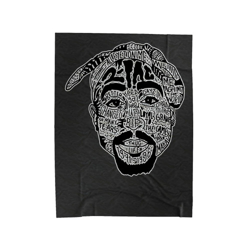 Tupac Shakur Velveteen Blanket